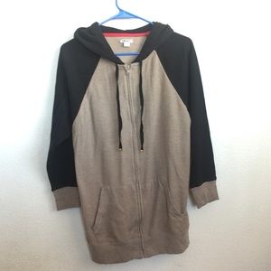 DKNY Mens oversized hoodie jacket